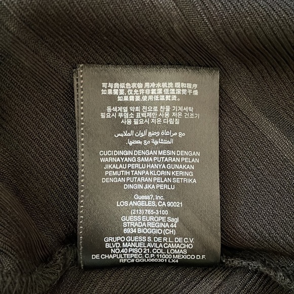 Black Formal Peplum top from G by Guess - Picture 6 of 6